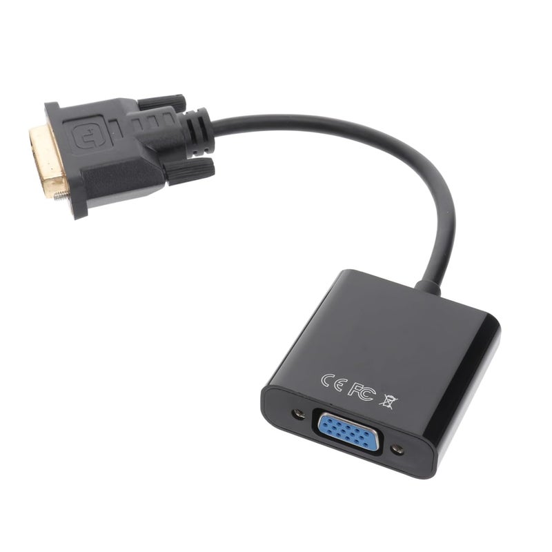 Housoutil DVI to VGA Adapter Cable Converter Plug and Play No Driver Needed - Image 1